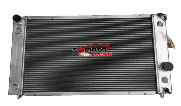 Aluminiumradiator, holdbar legeringskonstruktion, effektiv køleydelse, perfekt pasform til Chevy-modeller.
