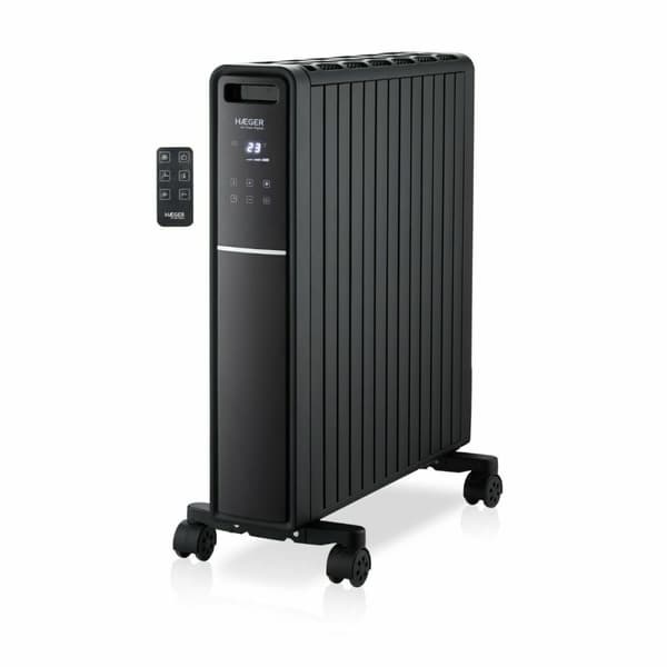 Varmeovn Haeger HE-20D.003A Svart 2000 W Sort