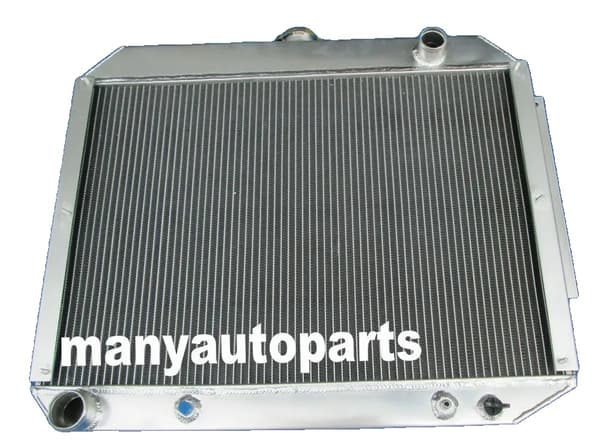 Aluminiumkøler, passer til 1966-1970 Chrysler/Dodge Polara/Plymouth, letvægtsdesign, forbedret køleydelse
