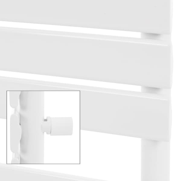 Badeværelsesradiator Steam 600x800 mm hvid med centertilslutning