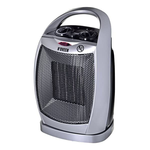 Kannettava lämpöpuhallin N'oveen PTC09 Valkoinen 1500 W Harmaa