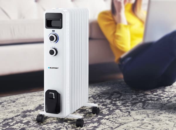 Blaupunkt HOR401 electric space heater Indoor White 2000 W Oil electric space heater Valkoinen