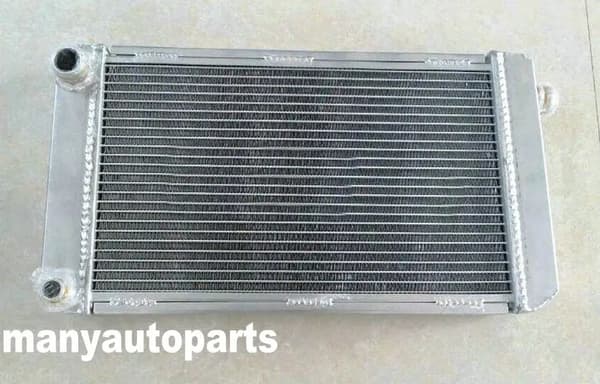 Alumiinijäähdytin MG MIDGET 1500:lle, ydinmitat 420 × 260 mm, kokonaismitat 550 × 285 mm,Vain lämpöpatteri