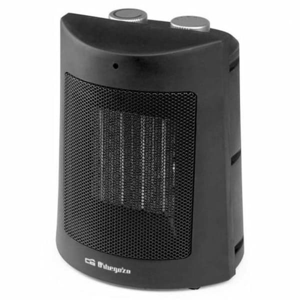 Elektrisk Keramisk Varmeapparat Orbegozo 18014 1500 W Sort