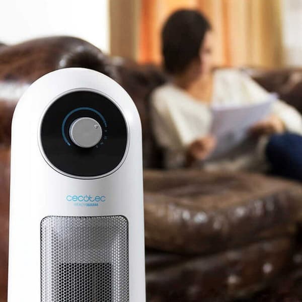 Elektrisk Keramisk Varmeapparat Cecotec Ready Warm 10100 Smart Ceramic 2200W Hvid 2200 W