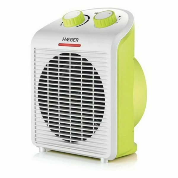 Varmeapparat Haeger FH-200.010A 2000 W Multifarvet Grøn, Hvid