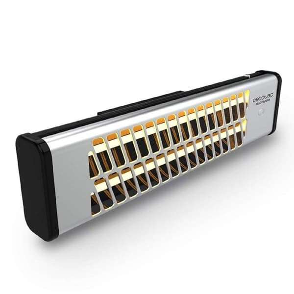 Cecotec Ready Warm 7000 Quartz Bath Quartz Radiator. 2 krafter, lämplig för badrum (IP24), säkerhetsgaller,