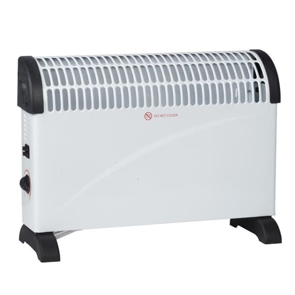 Alpina Konvektorvarmer 2000W Hvid/Sort