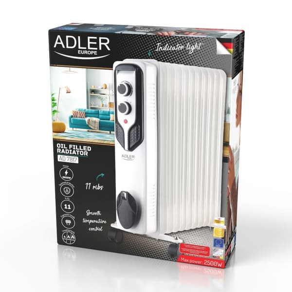 Olievarmer ADLER AD 7817 11 finner