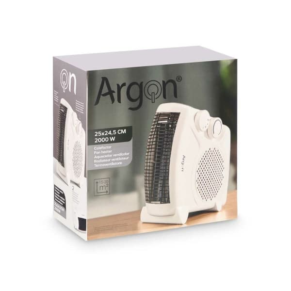 Vertikalt värmeelement Argon W-HF1714 Vit 2000 W
