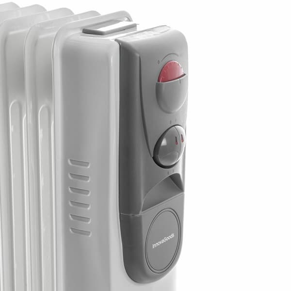 KÄYTETTY Öljytäytteinen lämpöpatteri InnovaGoods Valkoinen (Kunnostetut Tuotteet A)