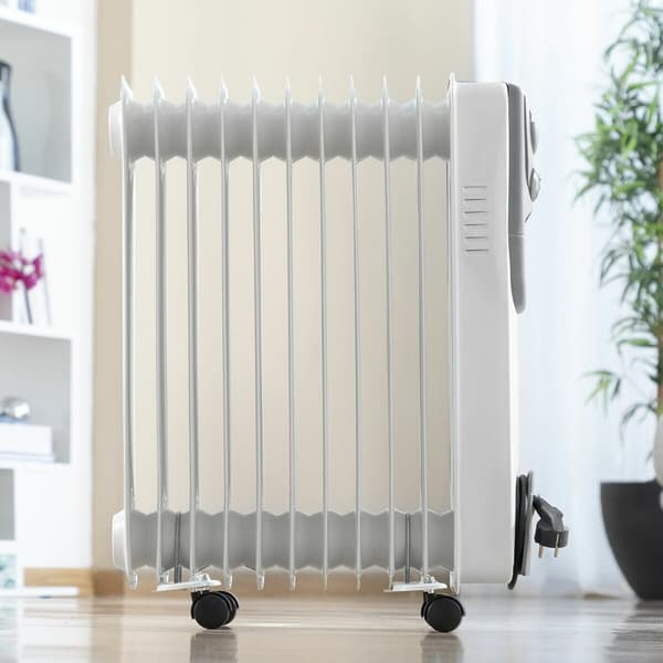 BRUKT Oljefylt Radiator InnovaGoods Hvit (Fikset A)