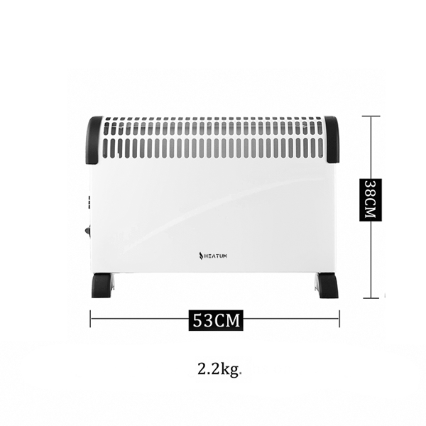 Konvektionsvarmer Heatum Therma H2000 Hvid