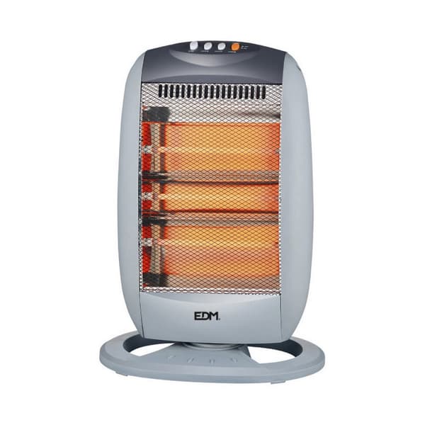 Kvartsradiator EDM 07136 07136 Sort 1200 W