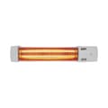 Miniatyrbillede 1 af 3: Kvartsradiator EDM 07103 07103 Hvid Grå 600-1200 W Toiletter