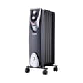 Miniatyrbillede 1 af 4: Radiator EDM 07126 Black Edition Sort/Grå 1000 W