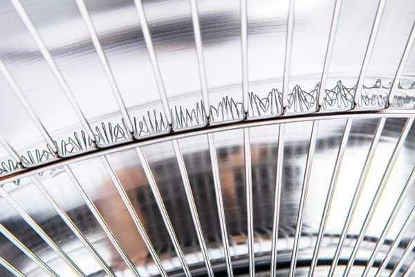 1500W loftvarmer, IP44, fjernbetjening