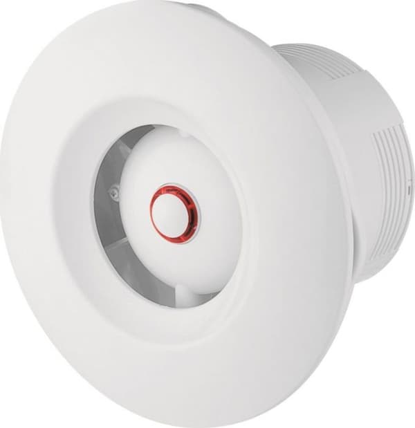 Awenta - WXO125H - Badrubbsfläkt Orbit fi125mm 160m3/h 16W 230V med fuktighetssensor och timer vit