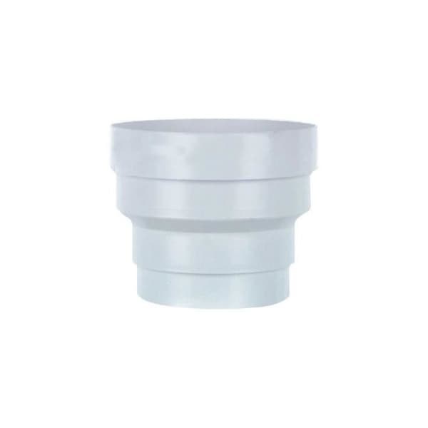 PVC-reduktion Vit - AUTOGYRE - D.150 till 125mm - Ventilationsnätstillbehör