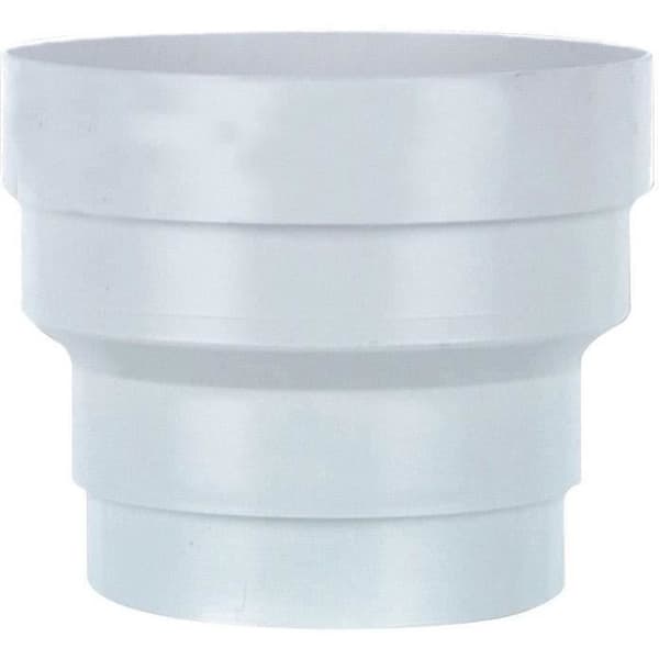 PVC-reduktion Vit - AUTOGYRE - D.150 till 125mm - Ventilationsnätstillbehör