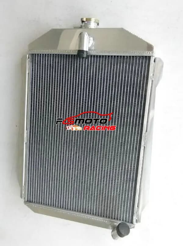 3-Række Aluminium Radiator, Kerne Størrelse 560×425×52mm, Indløbs/Udløbs Størrelse ø32mm, Front Placering