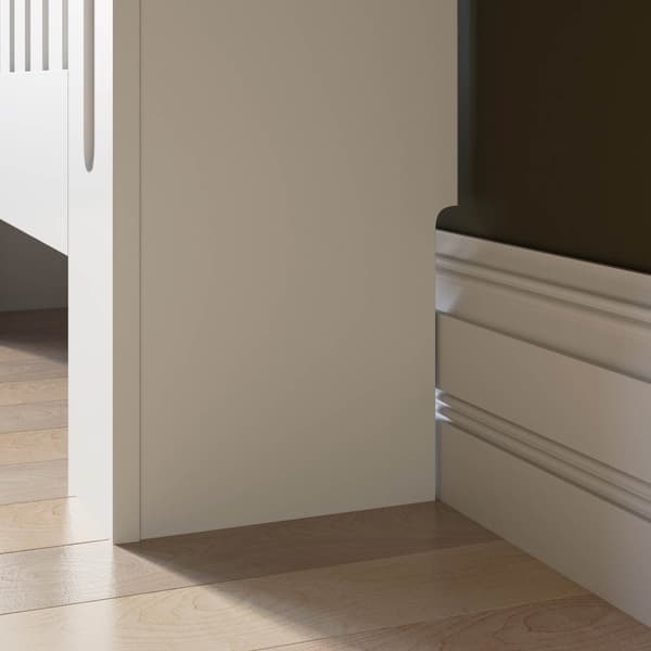Radiatorskjuler Vila, i lameldesign, med hylde - 172,3 x 19 x 82 cm