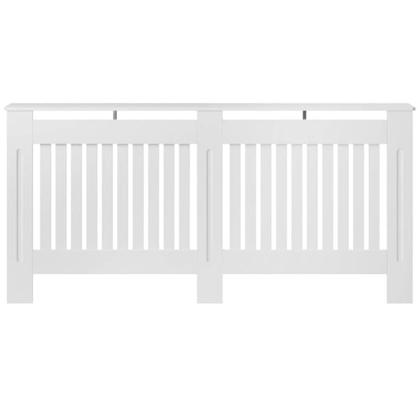 Radiatorskjuler Vila, i lameldesign, med hylde - 172,3 x 19 x 82 cm