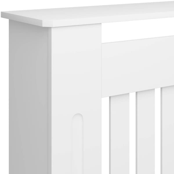 Radiatorskjuler Vila, i lameldesign, med hylde - 172,3 x 19 x 82 cm