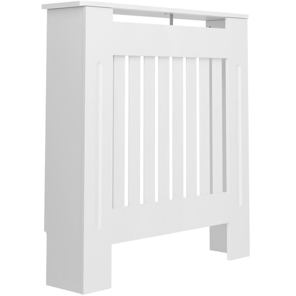 Radiatorskjuler Vila, i lameldesign, med hylde - 78 x 19 x 82 cm
