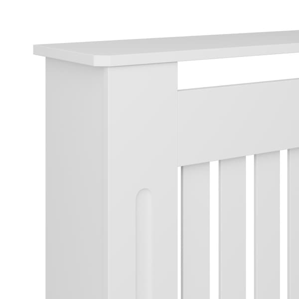 Radiatorskjuler Vila, i lameldesign, med hylde - 78 x 19 x 82 cm
