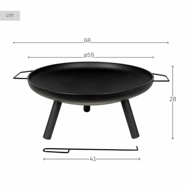 Varmebækken Aktive Cirkulær 59 X 28 X 59 CM Udvendig Have