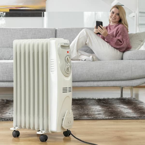 BEGAGNAD Oljeelement InnovaGoods Vit (Renoverade A)