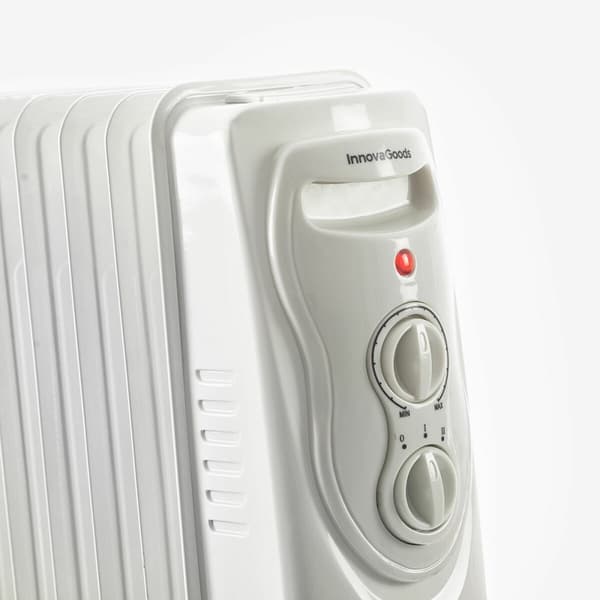 KÄYTETTY Öljytäytteinen lämpöpatteri InnovaGoods Valkoinen (Kunnostetut Tuotteet A)