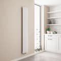 Pikkukuva 2 / 2: EMKE High Radiator 160x24cm - Kapea soikea, Keskiliitäntä, Valkoinen, 427W