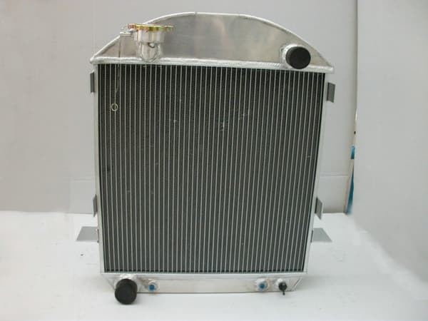 Aluminiumkylare med inbyggd oljekylare, 3-radig design, idealisk för Ford Model-T-Bucket 1924-1927