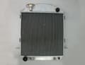 Miniatyrbild 2 av 4: Aluminiumkylare med inbyggd oljekylare, 3-radig design, idealisk för Ford Model-T-Bucket 1924-1927