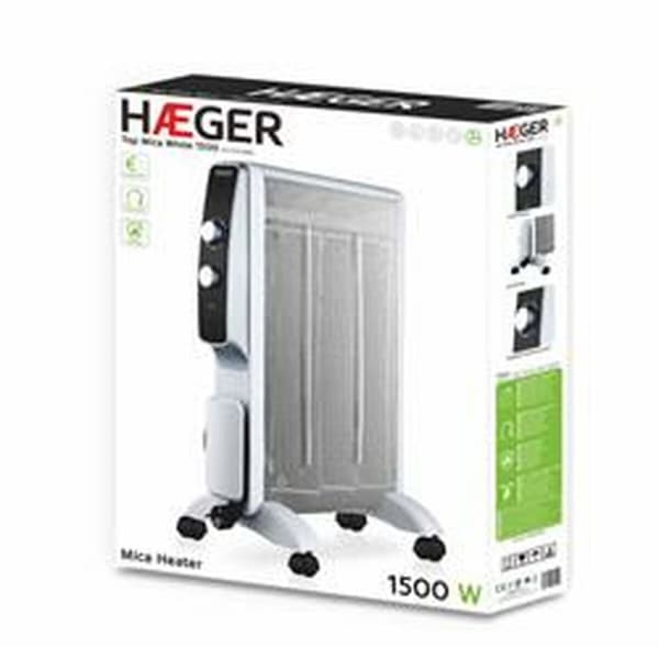 KÄYTETTY Lämmitin Haeger MH-15W.006A Valkoinen 1500 W (Kunnostetut Tuotteet A)