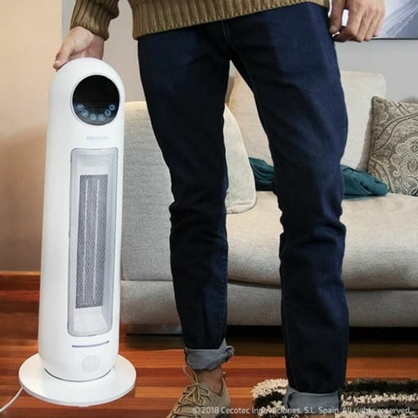 KÄYTETTY Keraaminen Sähkölämmitin Cecotec Ready Warm 10100 Smart Ceramic Valkoinen 2200 W (Kunnostetut Tuotteet C)