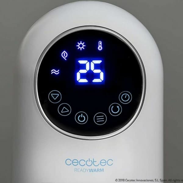 KÄYTETTY Keraaminen Sähkölämmitin Cecotec Ready Warm 10100 Smart Ceramic Valkoinen 2200 W (Kunnostetut Tuotteet C)