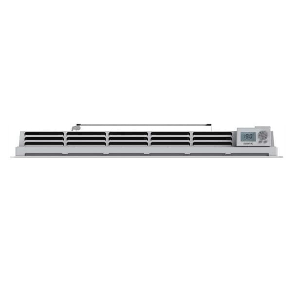 Fast elradiator med keramisk torr tröghet 2000W OCEANIC Ruby - Glasfront - Vit - NF
