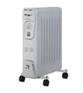 Miniatyrbillede 1 af 2: Emerio HO-105589 elektrisk varmelegeme Indendørs Hvid 2000 W Olie elektrisk varmelegeme