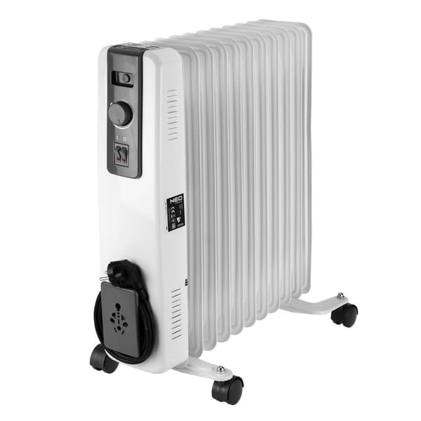 Öljytäytteinen jäähdytin 2500 W 11-ripainen