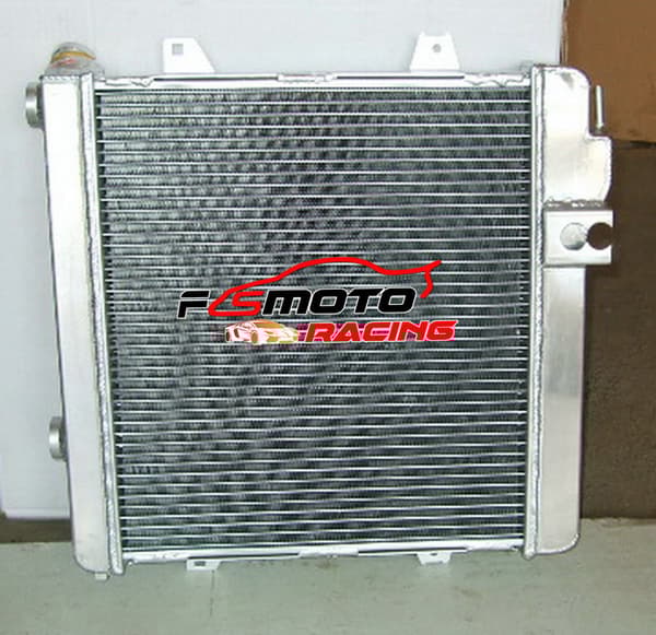 Aluminiumkylare, 2-radig design, passar BMW M3 E30, kärnstorlek 372 mm x 428 mm