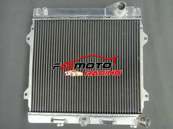 Aluminiumkylare, 2-radig design, passar BMW M3 E30, kärnstorlek 372 mm x 428 mm
