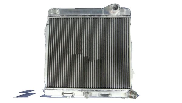 Aluminiumkylare, 2-radig design, passar BMW M3 E30, kärnstorlek 372 mm x 428 mm
