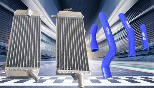 Aluminiumradiator, hållbar konstruktion, anpassningsbara färger,Blå
