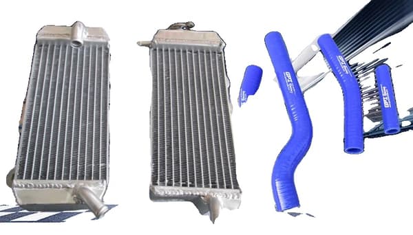 Aluminiumradiator, hållbar konstruktion, anpassningsbara färger,Blå