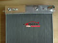 Miniatyrbild 4 av 4: 3-radig aluminiumkylare, tungt kylkapacitet, dubbel oljekylare, flygplansklassat material