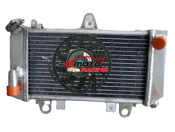 YAMAHA FZX 750 Radiator, Heavy Duty Aluminium, Øget Kølekapacitet, TIG Svejset Konstruktion