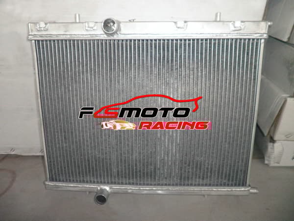 Aluminiumkylare för Peugeot 206 GTI/RC, Optimerad kylprestanda, Hållbar aluminiumkonstruktion, Precisionstillverkat mått